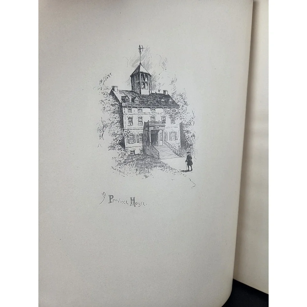 1890 NATHANIEL HAWTHORNE Legends of the Province House Frank Merrill Illust Book